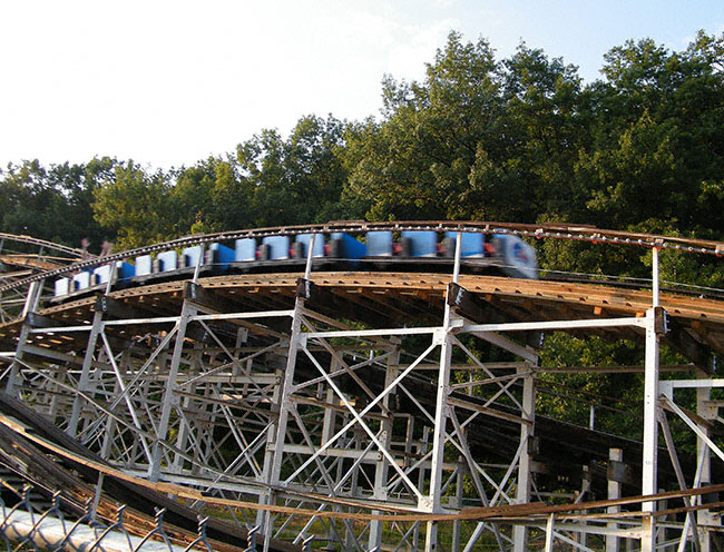 The Comet Rollercoaster at The Great Escape, Lake George, New York