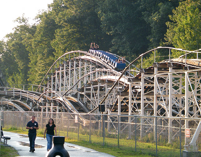 The Comet Rollercoaster at The Great Escape, Lake George, New York