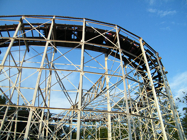 The Comet Rollercoaster at The Great Escape, Lake George, New York