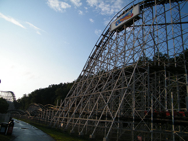 The Comet Rollercoaster at The Great Escape, Lake George, New York