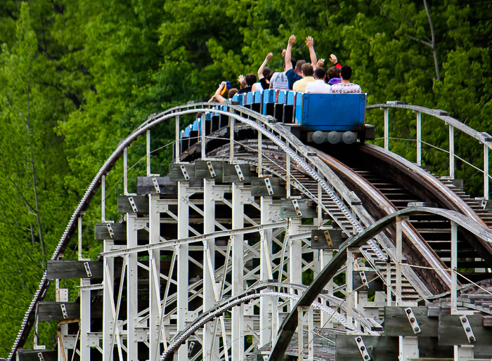 The Comet Roller Coaster at Six Flags The Great Escape, Queensbury, New York