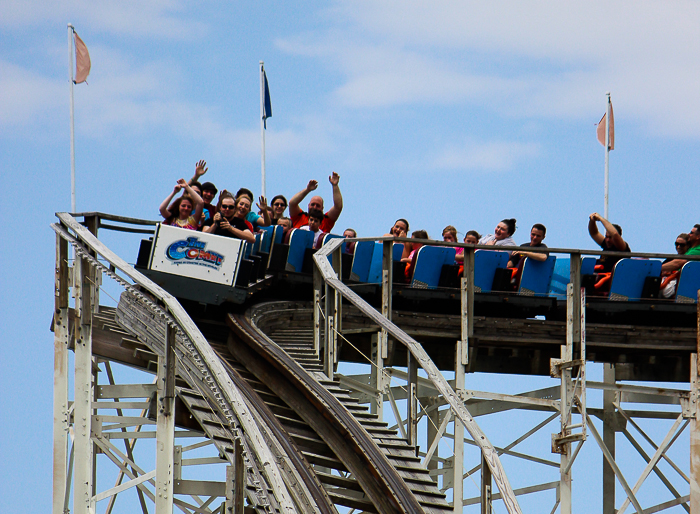  The Comet Roller Coaster at Six Flags The Great Escape 2014