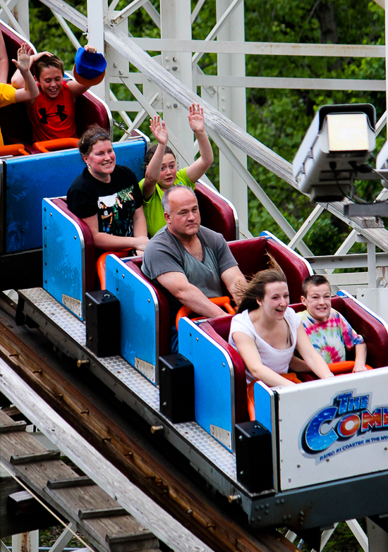 The Comet Roller Coaster at Six Flags The Great Escape, Queensbury, New York