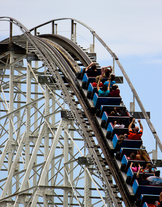 The Comet roller coaster at Six Flags The Great Escape, Queensbury, New York