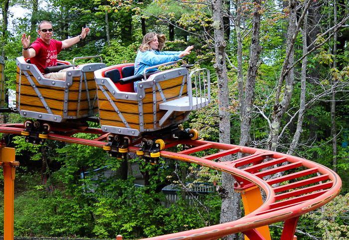 Frankie's Mine Train Coaster at Six Flags The Great Escape, Queensbury, New York