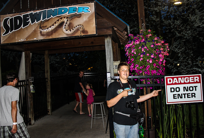 The Sidewinder Roller Coaster at Hersheypark, Hershey, Pennsylvania