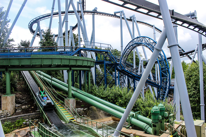 The Coal Cracker Hydro Flume at Hersheypark, Hershey, Pennsylvania