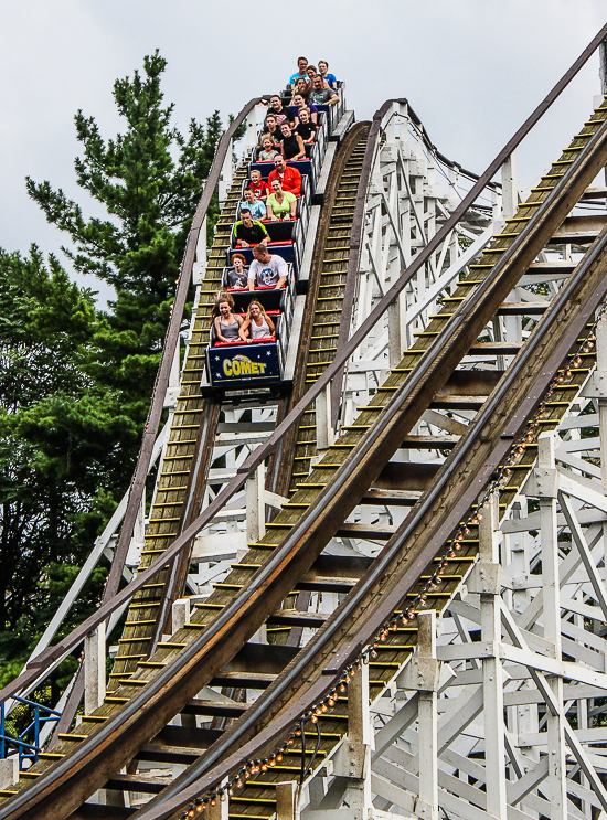 The Comet Rollercoaster at Hersheypark, Hershey, Pennsylvania