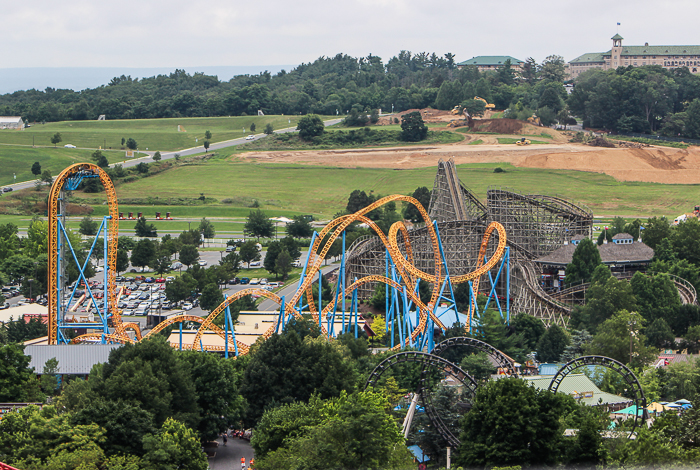 The Farenheit Roller Coaster at Hersheypark, Hershey, Pennsylvania