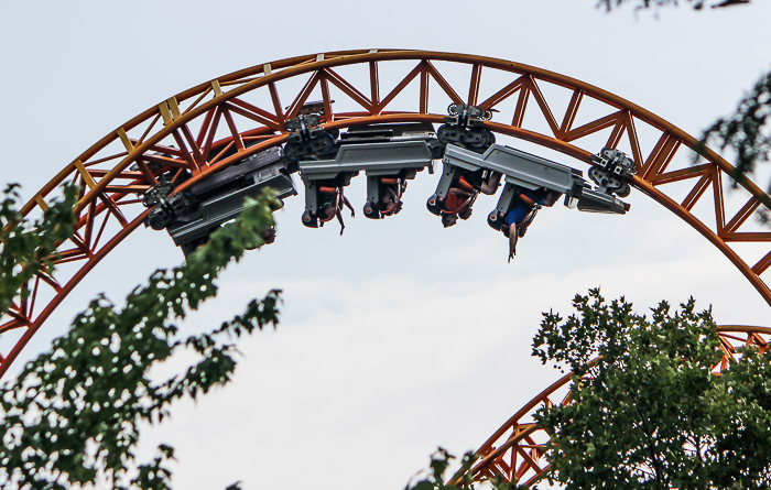 The Farenheit Roller Coaster at Hersheypark, Hershey, Pennsylvania