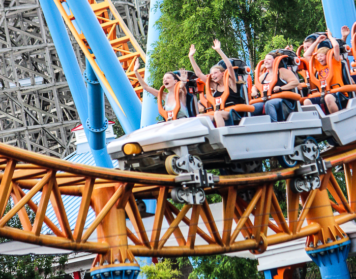 The Farenheit Roller Coaster at Hersheypark, Hershey, Pennsylvania