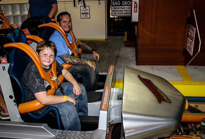 The Farenheit Roller Coaster at Hersheypark, Hershey, Pennsylvania