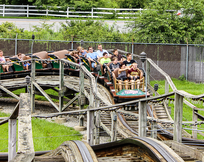 The Lightning Racer Roller Coaster at Hersheypark, Hershey, Pennsylvania