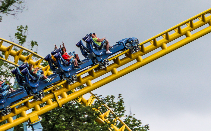 The Skyrush Rollercoaster atHersheypark, Hershey, Pennsylvania