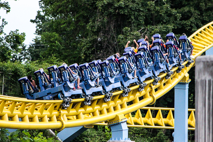 The Skyrush Rollercoaster atHersheypark, Hershey, Pennsylvania