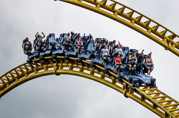 The Skyrush Rollercoaster atHersheypark, Hershey, Pennsylvania