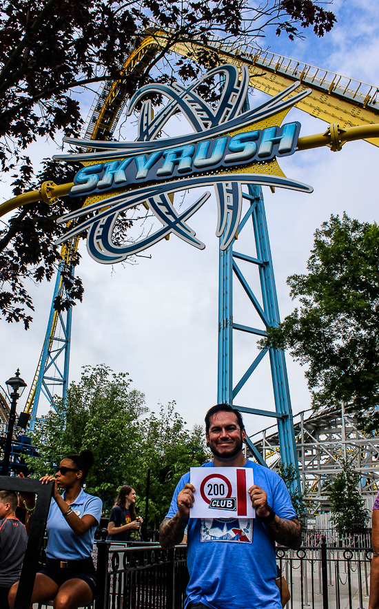 The Skyrush Rollercoaster atHersheypark, Hershey, Pennsylvania