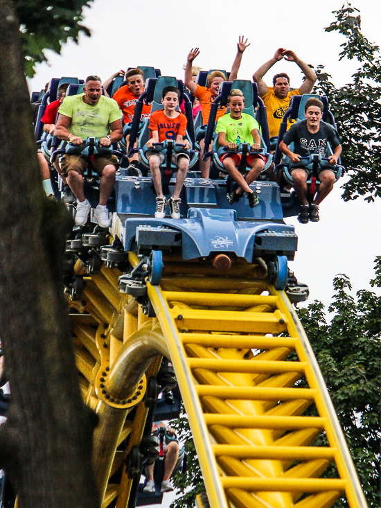 The Skyrush Rollercoaster atHersheypark, Hershey, Pennsylvania