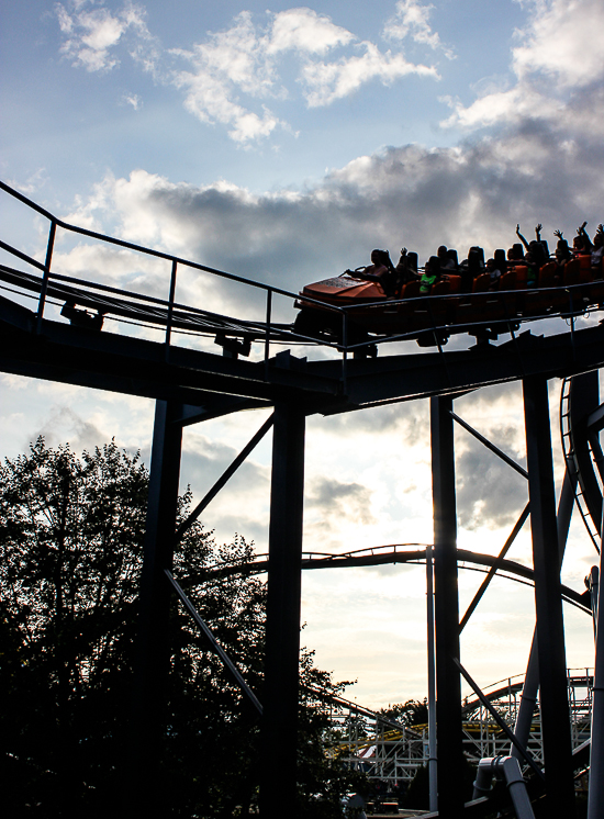 The Sooper Dooper Looper Roller Coaster at Hersheypark, Hershey, Pennsylvania