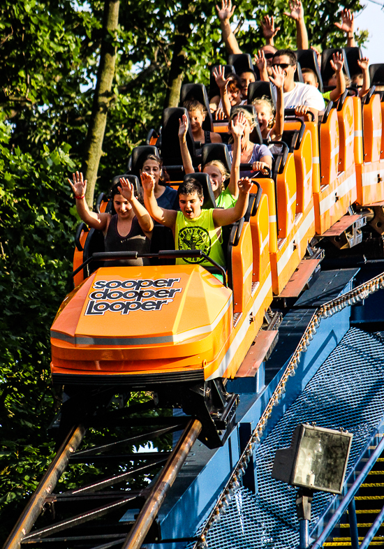 The Sooper Dooper Looper Rollercoaster atHersheypark, Hershey, Pennsylvania