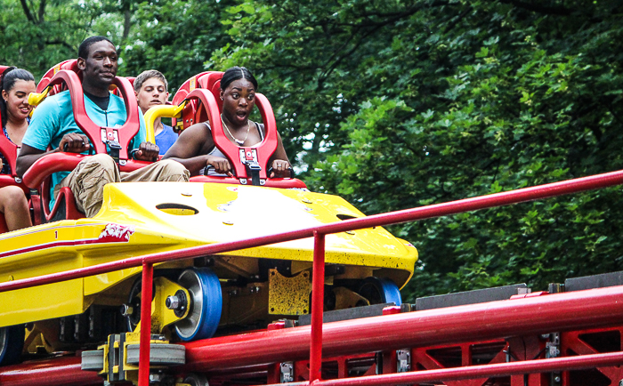 The Storm Runner Roller Coaster at Hersheypark, Hershey, Pennsylvania