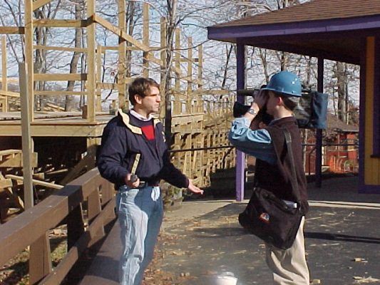 HW-12-11-99-Will-getting-interviewed.jpg (97036 bytes)