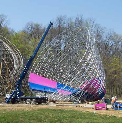 Zinga Under Construction @ Holiday World & Splashin' Safari