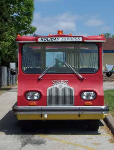 The Holiday Express Tram @ Holiday World & Splashin' Safari