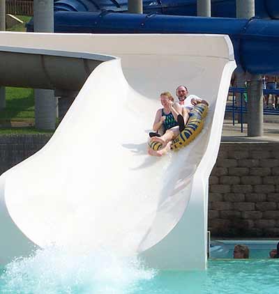 Bamboo Chute Coming Down @ Splashin Safari