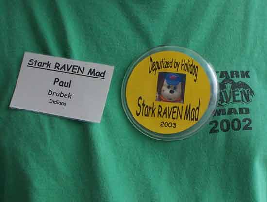 Badges @ Holiday World's Stark Raven Mad 2003