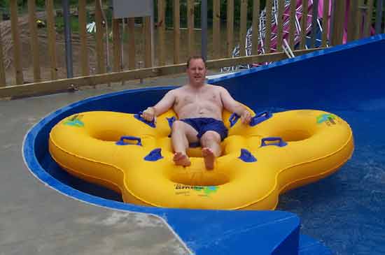 Paul Drabek on Zinga, New for 2003 @ Holiday World & Splashin' Safari