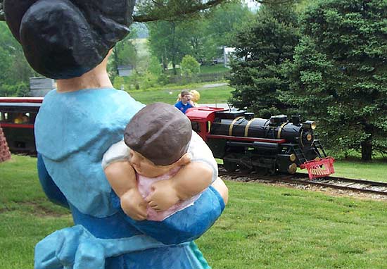 The Freedom Train At Holiday World, Santa Claus Indiana
