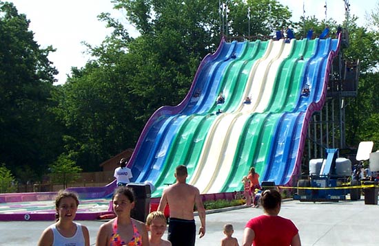 The New For 2004 Jungle Racer at Splashin' Safari, Santa Claus Indiana