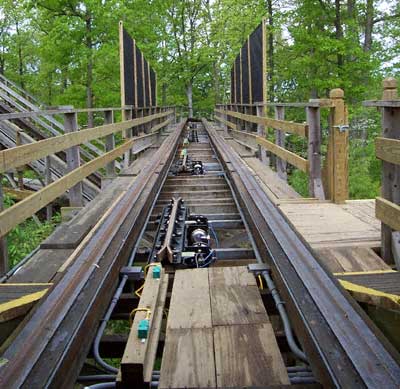 The Raven Roller Coaster at Holiday World & Splashin' Safari, Santa Claus, Indiana