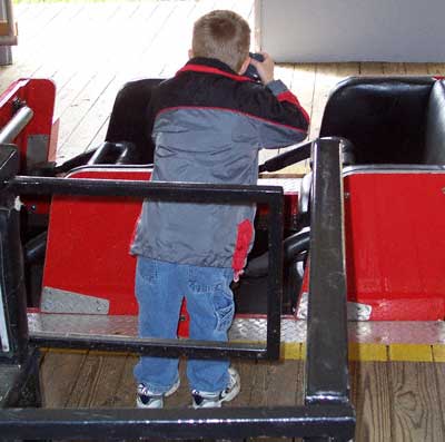 The Raven Roller Coaster at Holiday World & Splashin' Safari, Santa Claus, Indiana