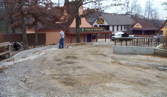 Widening The Midway at Holiday World & Splashin' Safari, Santa Claus, Indiana