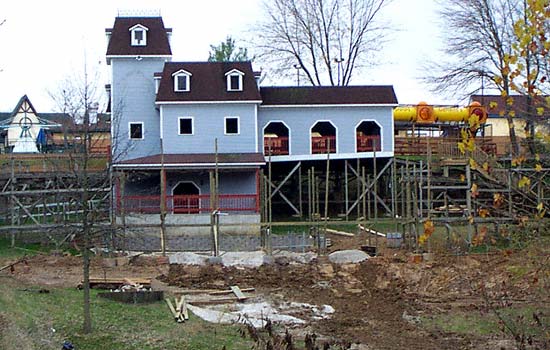 The Raven's New Transfer Track Being Built at Holiday World & Splashin' Safari, Santa Claus, Indiana