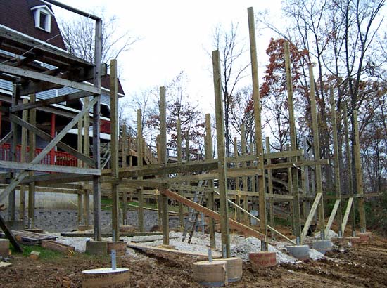 The Raven's New Transfer Track Being Built at Holiday World & Splashin' Safari, Santa Claus, Indiana