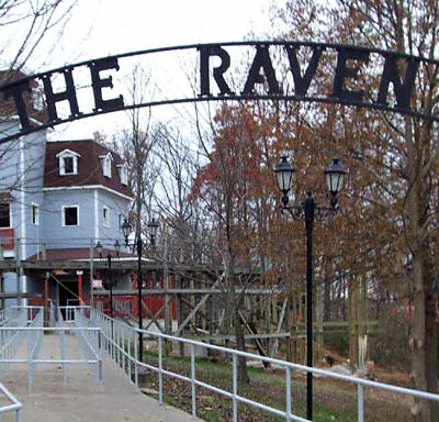 The Raven's New Transfer Track Being Built at Holiday World & Splashin' Safari, Santa Claus, Indiana