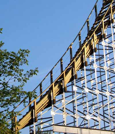 The New For 2006 Voyage Rollercoaster at Holiday World, Santa Claus, Indiana