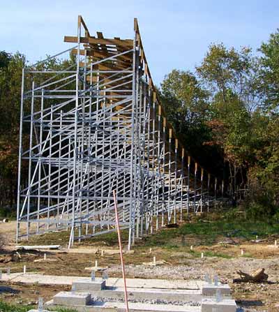 The New For 2006 Voyage Rollercoaster at Holiday World, Santa Claus, Indiana