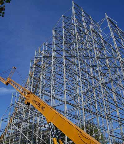 The New For 2006 Voyage Rollercoaster at Holiday World, Santa Claus, Indiana