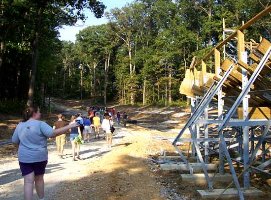 The New For 2006 Voyage Rollercoaster at Holiday World, Santa Claus, Indiana