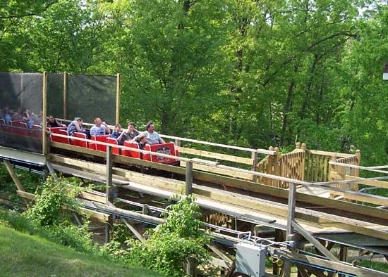 The Raven Rollercoaster at Holiday World & Splashin' Safari, Santa Claus, Indiana