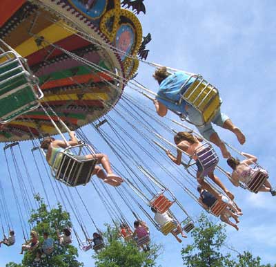 Hallowswings at Holiday World & Splashin' Safari, Santa Claus, Indiana