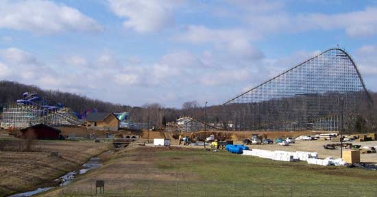 The New For 2006 Voyage Rollercoaster at Holiday World, Santa Claus, Indiana