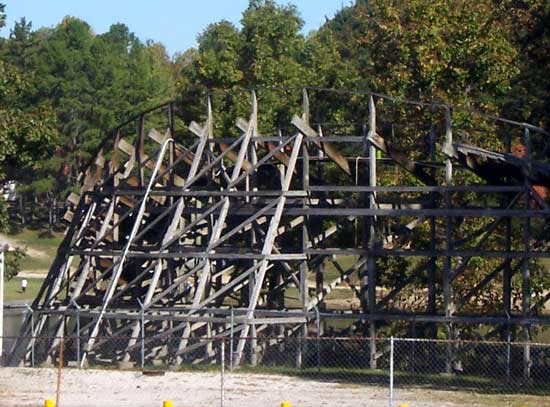 The New For 2006 Voyage Rollercoaster at Holiday World, Santa Claus, Indiana