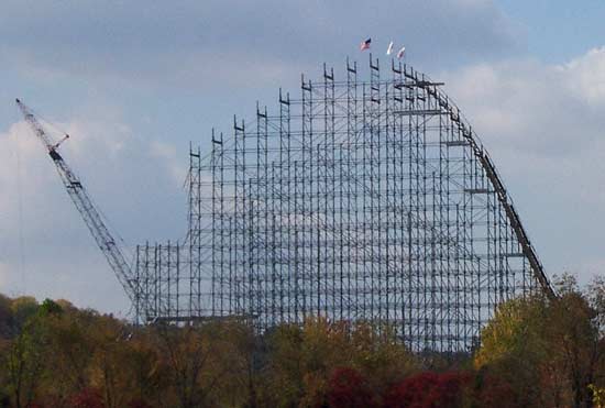 The New For 2006 Voyage Rollercoaster at Holiday World, Santa Claus, Indiana