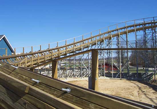 Photos of Holiday World, The Voyage Rollercoaster, Bahari Action Rover and more from the 2006 Off Season Construction Tour at Holiday World & Splashin Safari, Santa Claus, Indiana