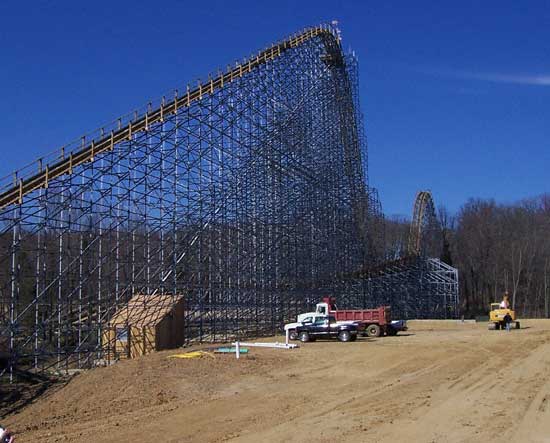 Photos of Holiday World, The Voyage Rollercoaster, Bahari Action Rover and more from the 2006 Off Season Construction Tour at Holiday World & Splashin Safari, Santa Claus, Indiana